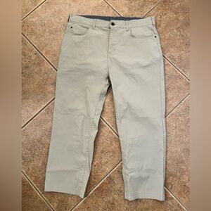Men's Tan Casual Straight Fit Pants